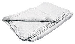 White Cotton Terry Towels (Bag of 12) - Go Shine On